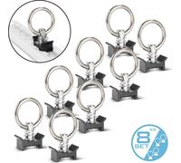 STAHLWERK Anneaux d'arrimage, jeu de 8 Fitting O-Ring Anneaux d'arrimage pour rails Airlin