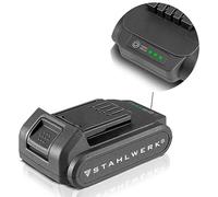 STAHLWERK batterie de rechange 20 V 2 Ah lithium-ion adaptée pour tous les outils de STAHLWERK tournevis sans fil perceuse visseuse meuleuse d'angle capacité 2000 mAh - 7 ans de garantie