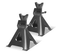 STAHLWERK Béquille JS-3 ST Lot de 2 avec capacité de charge de 3 t 275-415 mm Béquille automobile réglable en hauteur | Cric | Béquille | Béquille pour voiture, camion, caravane, caravane