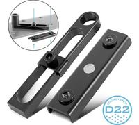 STAHLWERK Butée variable Solution de fixation pour tables de soudure D22 Système de perforation