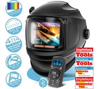 STAHLWERK Casque de soudage MASTER 3-en-1 avec télécommande, visière rabattable