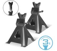STAHLWERK Chevalet de support, jeu de 2, 3 t 275 - 415 mm Chevalet de support po
