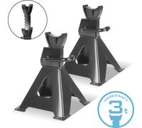 STAHLWERK Chevalet de support JS-3 ST Lot de 2 avec capacité de charge de 3 t 275 - 415 mm