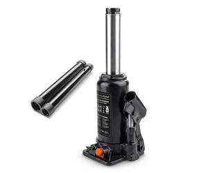 STAHLWERK Cric hydraulique capacité de Charge 2 t - modèle à poinçon avec Plage de Levage de 158 à 308 mm, Format Compact pour Voiture, Aide au Levage hydraulique pour véhicule
