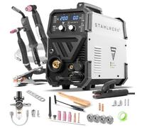 STAHLWERK CTM-250 ST Poste à souder 4 en 1 - 200 A inverseur combiné avec coupe-plasma 45 A CUT adapté pour WIG, MIG/MAG, MMA/E-Hand & fil fourré (FLUX), technologie IGBT, 230 V