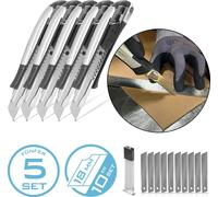 STAHLWERK Cutter Premium PCM-181 ST Lot de 5 lames sécables 18 mm