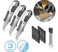 STAHLWERK Cutter Premium PCM-182 ST Set de 3 lames sécables 18 mm