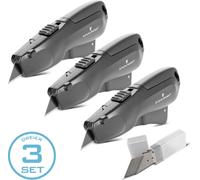 STAHLWERK Cutter UCM-19 ST Set de 3 pièces, y compris 10 lames à changement rapide