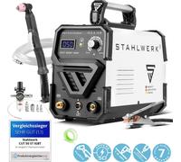 STAHLWERK Découpeur plasma CUT 50 ST IGBT - Appareil de découpage plasma avec 50 A, puissance de coupe jusqu'à 14 mm, convient pour les tôles peintes & la rouille volante, avec allumage HF