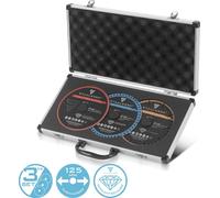STAHLWERK Disques à tronçonner diamantés, jeu de 3 lames de scie universelles 125 x 22,23 mm
