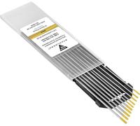 STAHLWERK Électrodes en tungstène/électrodes à souder WL15 or 5 x 1,6 mm + 5 x 2,4 mm