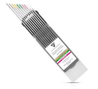 STAHLWERK Électrodes en tungstène/Électrodes de soudage Or, Gris, Rose, Blanc, Vert 2,4 mm 2 par set pratique de 10 pièces