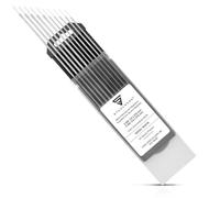 STAHLWERK Électrodes en tungstène/Électrodes de soudage WZ8 Blanc 1,6 + 2,4 mm 5 de chaque dans un set pratique de 10 pièces