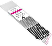 STAHLWERK Électrodes en tungstène WX Pink 1,6 + 2,4 mm 5 de chaque dans un set pratique de 10 pièces