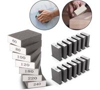 STAHLWERK Eponge abrasive Set de 21 pièces 60 | 80 | 100 | 120 | 180 | 220 | 240 Granulométrie
