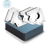 STAHLWERK Equerre de soudure magnétique 45° x 90° x 135°, 34 kg / 75 lbs 4er Set