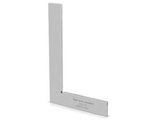 STAHLWERK Equerre plate 90° 250 x 160 mm DIN 875/1 Equerre de contrôle/Equerre de serrurier/Equerre de butée/Equerre de précision en acier inoxydable