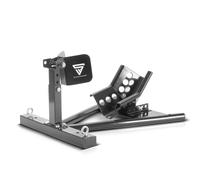 STAHLWERK GTM-600 ST Support de montage pour moto 15-21" | Support à bascule pour moto | Rail de support | Support de transport | Bascule de roue | Pince de roue | Bascule de roue avant pour