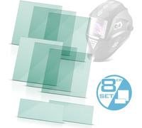 STAHLWERK Kit de 8 plaques de rechange pour casque de soudage ST 550 L