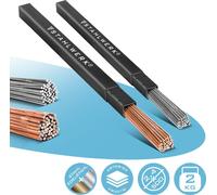 STAHLWERK Kit de baguettes de soudage ER70S-G3 & ER307Si Ø 2,5/2,4 x 500 mm 1 kg chacune
