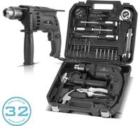 STAHLWERK Kit de bricolage DTS-33 ST Boîte à outils avec 32 pièces d'outillage