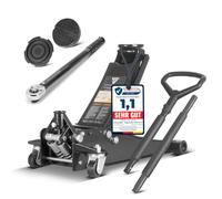 STAHLWERK Kit de Changement de pneus Cric WHB-73 St avec capacité de Charge de 3 t, Piston à Double Course et Plage de Course de 73-500 mm | Clé dynamométrique TW-210 St avec 28-210 Nm