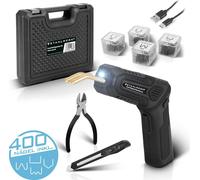 STAHLWERK Kit de réparation plastique Soudeuse plastique Agrafeuse à chaud Smart Repair