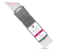 STAHLWERK Lot de 10 électrodes en tungstène Rose 2,4 WX