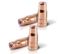 STAHLWERK Lot de 4 buses de gaz d'origine pour fil fourré MIG MAG - Compatible avec les brûleurs AK15/MB15 jusqu'à 200 A FLUX - Accessoires de soudage sans gaz