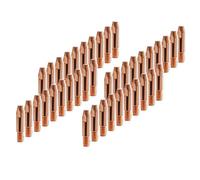 STAHLWERK Lot de 40 buses d'alimentation M6 x 28 en 1,0 mm - Buses de contact pour aluminium MIG MAG - AK25, MB25, KD24, MB24, accessoires de soudage pour torche de soudage
