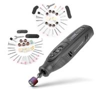 STAHLWERK Meuleuse multi-usages sans fil AMF-80 ST + Kit d'accessoires de 133 pièces - Outil multifonction pour bois, métal et plastique | Ponceuse rotative sans fil USB-C