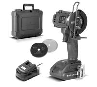 STAHLWERK Mini meuleuse d'angle sans fil MAW-20 ST - Batterie 2 Ah - Puissante meuleuse d'angle manuelle pour couper le métal, le carrelage et le bois - Mini scie électrique avec technologie Brushless