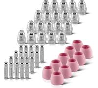 STAHLWERK Pièces d'usure pour torche plasma AG 60 SG 55 Accessoires 50 pièces
