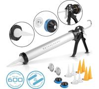 STAHLWERK Pistolet à silicone SP-600 ST 600 ml en aluminium robuste