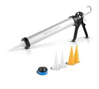 STAHLWERK Pistolet à silicone SP-600 ST 600 ml Presse à cartouche/Pistolet à cartouche en aluminium robuste pour le siliconage et l'application de colles et de produits d'étanchéité