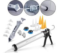 STAHLWERK Pistolet à silicone SP-600 ST avec spatule à silicone 600 ml