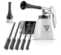 STAHLWERK Pistolet de nettoyage à air comprimé professionnel RP-90 ST, nettoyeur à air comprimé de haute qualité avec effet tornade pour un nettoyage efficace des surfaces sales.
