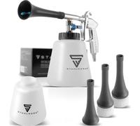 STAHLWERK Pistolet de nettoyage à air comprimé RP-90 ST blanc Set d'accessoires Effet Tornado
