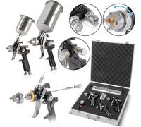 STAHLWERK Pistolets à peinture HVLP SGS-1125 ST Set de 21 pièces