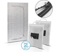 STAHLWERK Porte anti-poussière 2 kit Porte anti-poussière en forme de C Sas anti-poussière Rideau anti-poussière