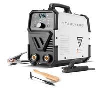 STAHLWERK Poste à souder ARC 200 Puls Pro - Poste à souder à électrodes, compact MMA, E-Hand, Lift-TIG Inverter avec 200 A, Hot Start, Arc Force, Antistick, technologie IGBT, fonction pulse