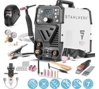 STAHLWERK Poste à souder combiné DC TIG 200 Puls Pro 4-in-1 CUT Equipement complet