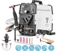 STAHLWERK Poste à souder combiné DC TIG 200 Puls Pro CUT 4-en-1