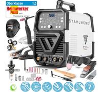 STAHLWERK Poste de soudage combiné 4 en 1 AC/DC TIG 200 Puls D CUT Equipement complet
