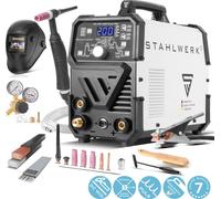 STAHLWERK Poste de soudage combiné DC TIG 200 Puls Pro Equipement complet 2 en 1