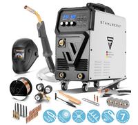 STAHLWERK Poste de soudage MIG 270 Puls Pro Equipement complet Appareil à gaz de