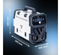 STAHLWERK Poste de soudure FLUX 160 ST Digital Equipement complet Chariot
