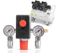 STAHLWERK Pressostat DE-20 ST 0-8 bar avec manomètre et 2 raccords rapides