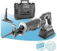 STAHLWERK Scie sabre sans fil BRS-20 ST avec batterie Li Ion 20 volts, 4 Ah, 0-2600 tr/min