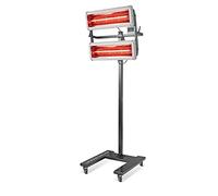 STAHLWERK Sécheur de peinture infrarouge IL-2400 ST avec 2.400 watts et trépied, sécheur infrarouge/émetteur IR performant pour le séchage professionnel de peinture automobile, d'apprêts, etc.